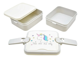 Toper Con Unicornio 2 Niveles Lunch Box Sm23cou286