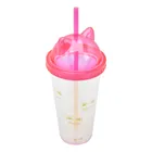 Vaso Plastico Tapadera De Rosca Y Popote Gato Sm22hat280