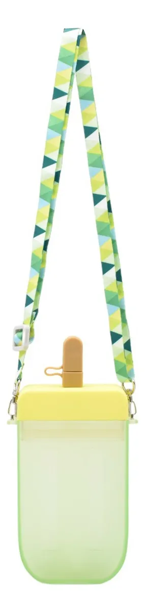 Botella En Forma De Paleta Con Pajilla 300ml Sm22hat233