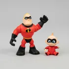 Increibles Figuras 7cm Por Pz Jack Elastigirl Violet Disney