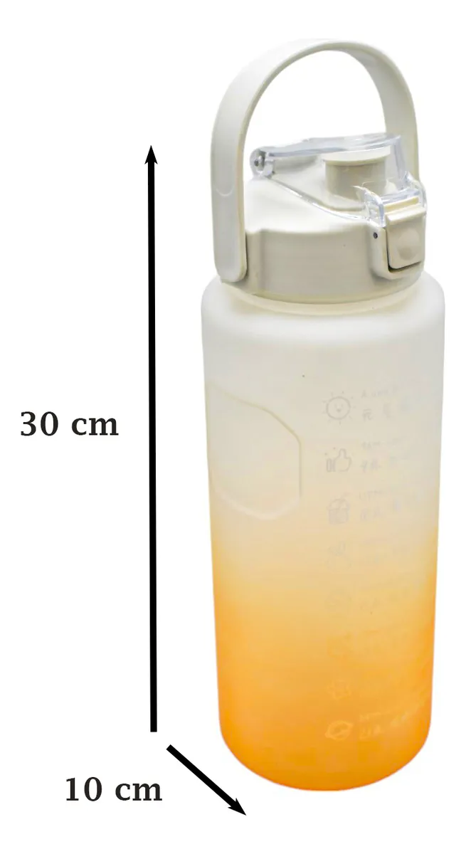 Botella Deportiva Caracteres Chinos 2000ml 81485