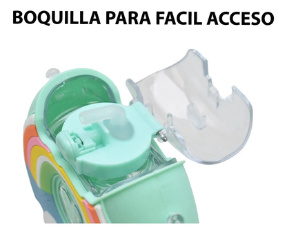 Botella De Tritan En Forma De Dona 380ml Donut Sm23coh218