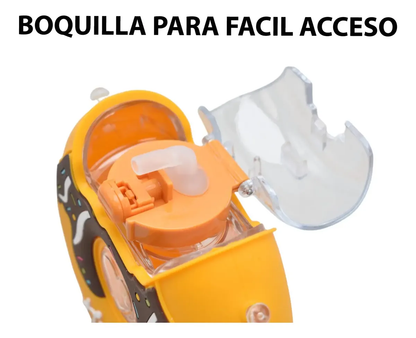Botella De Tritan En Forma De Dona 380ml Donut Sm23coh218