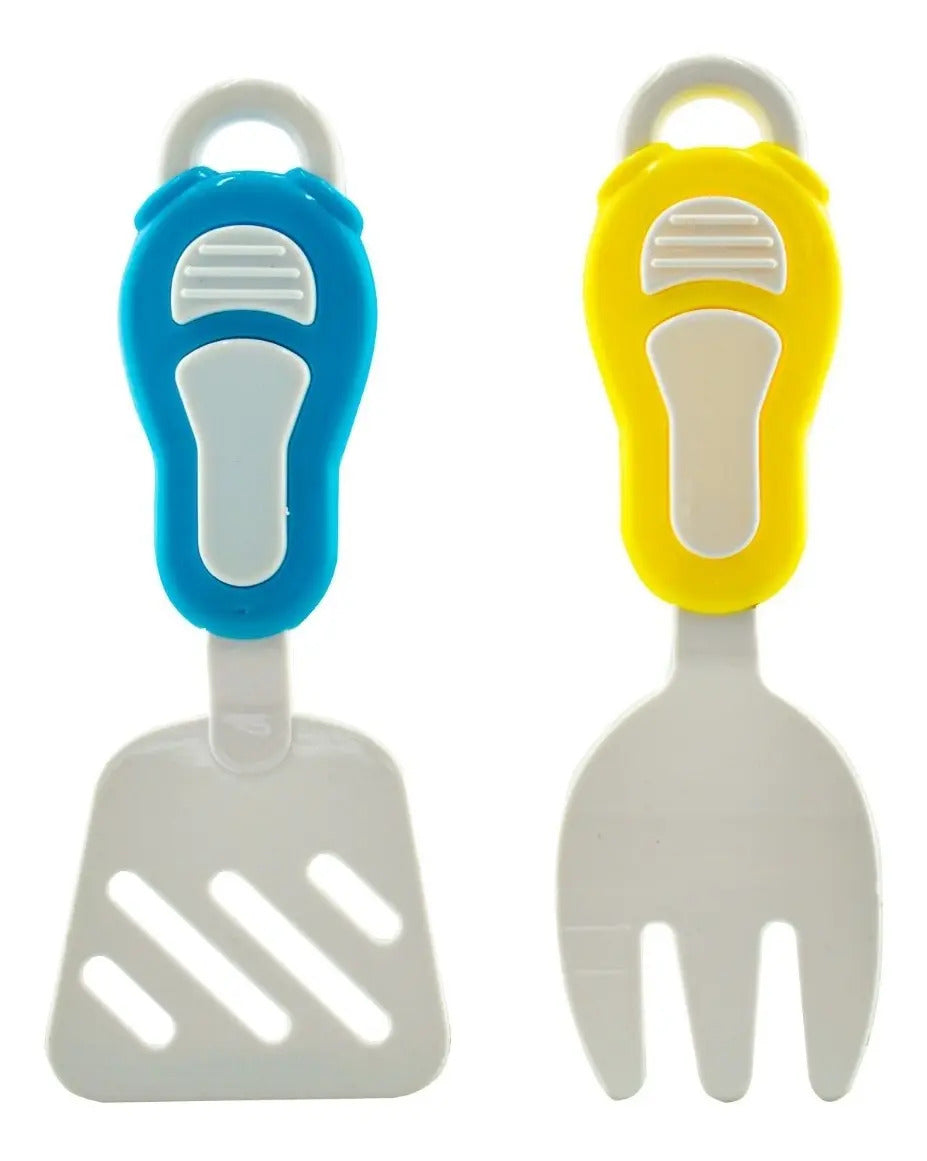 Juego De Cocina Divertido 17 Pz - Detalle estampado