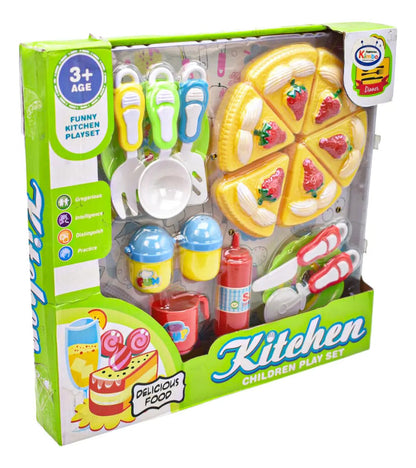 Juego De Cocina Divertido 17 Pz - Vista lateral