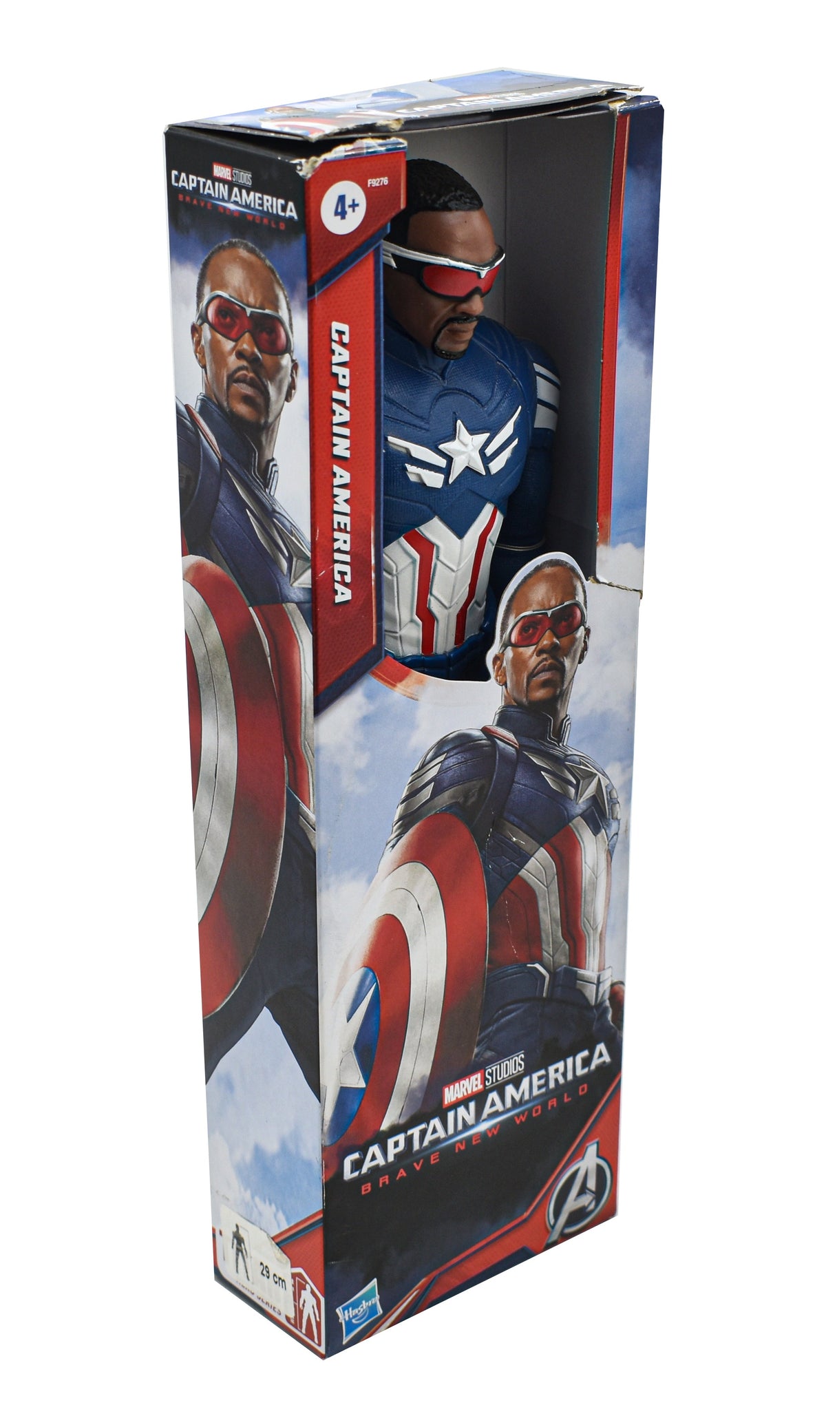 Marvel Capitan America Titan Hero Series 29cm Hasbro Cf - Detalle compartimentos
