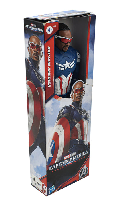 Marvel Capitan America Titan Hero Series 29cm Hasbro Cf - Detalle compartimentos