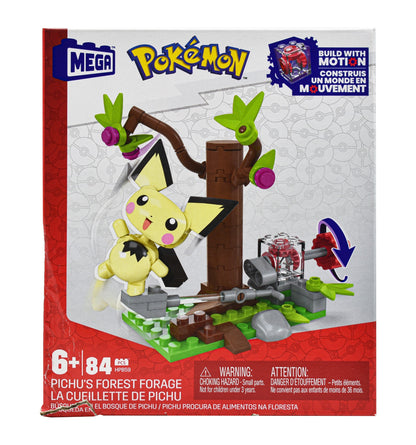 Mega Pokémon Busqueda En El Bosque De Pichu 84 Pz Mattel Cf - Vista frontal