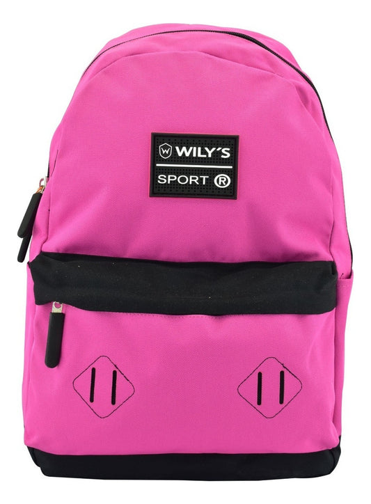 Mochila Coleccion Sport Rosa - Vista frontal