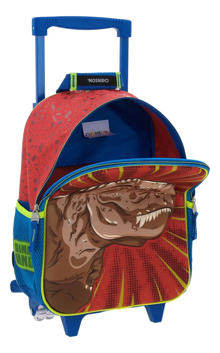 Mochila Con Ruedas Y Chenson - Detalle compartimentos