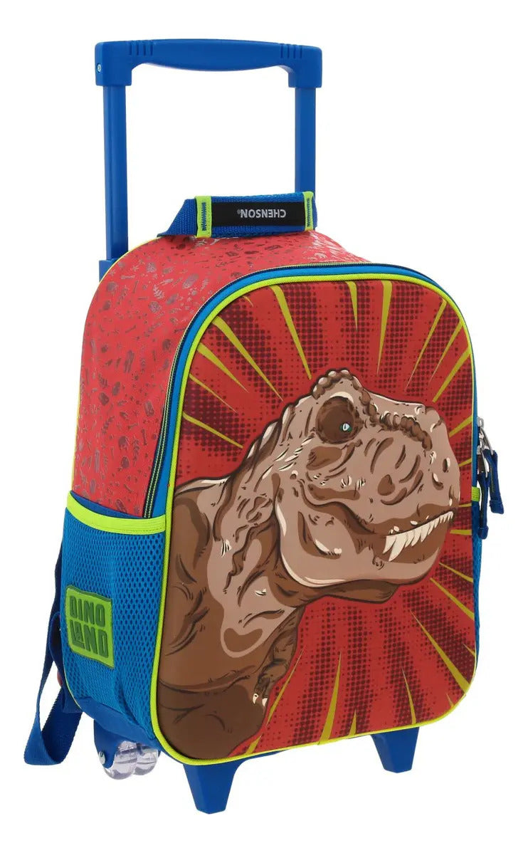 Mochila Con Ruedas Y Chenson - Vista trasera
