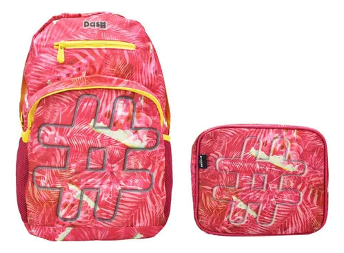 Mochila Lonchera Hashtag Estampado - Vista interior