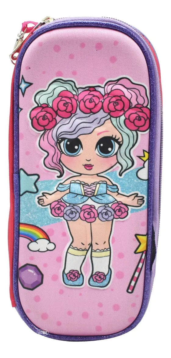 Mochila Lonchera Lapicera Muñeca - Set completo
