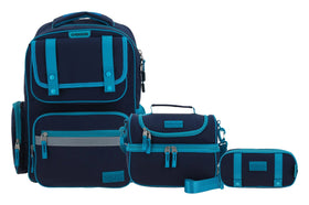 Mochila Chenson Lonchera Lapicera Strong Lisa Azul - Primaria | Taidongo