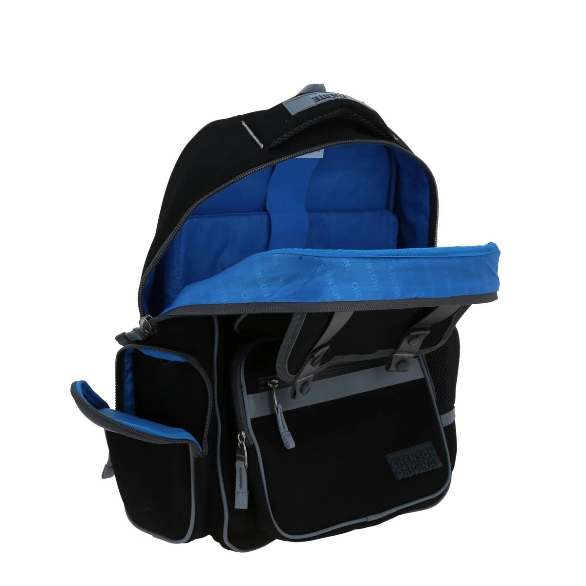 Mochila Lonchera Lapicera Strong Chenson - Detalle compartimentos