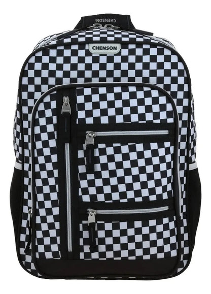 Mochila Lonchera Tart Cuadros - Vista trasera