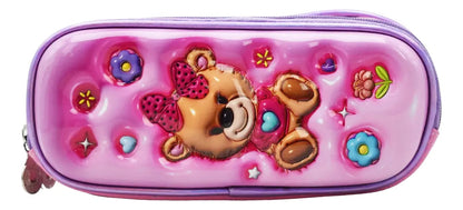 Mochila Oso Con Flores - Set completo