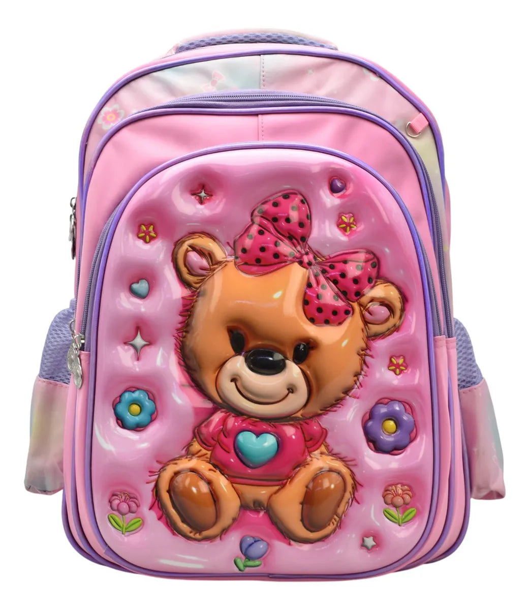 Mochila Oso Con Flores - Vista interior