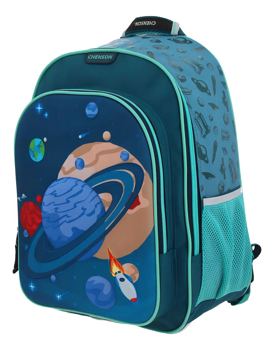 Mochila Planetas Found Con Chenson - Detalle compartimentos