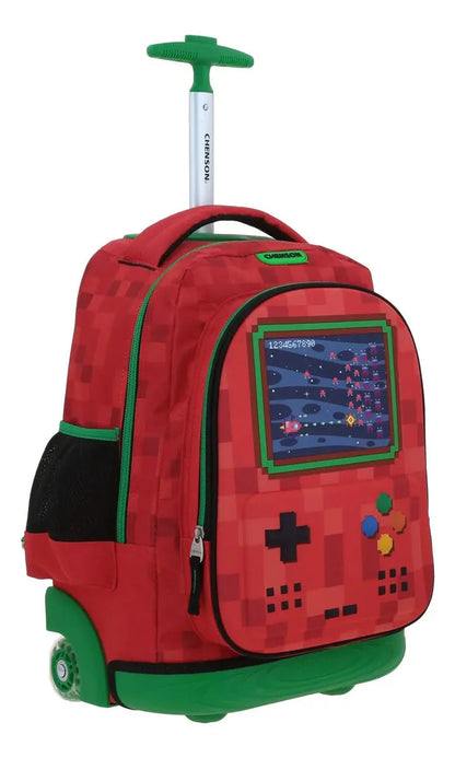 Mochila Ruedas Con Luz Chenson - Vista trasera