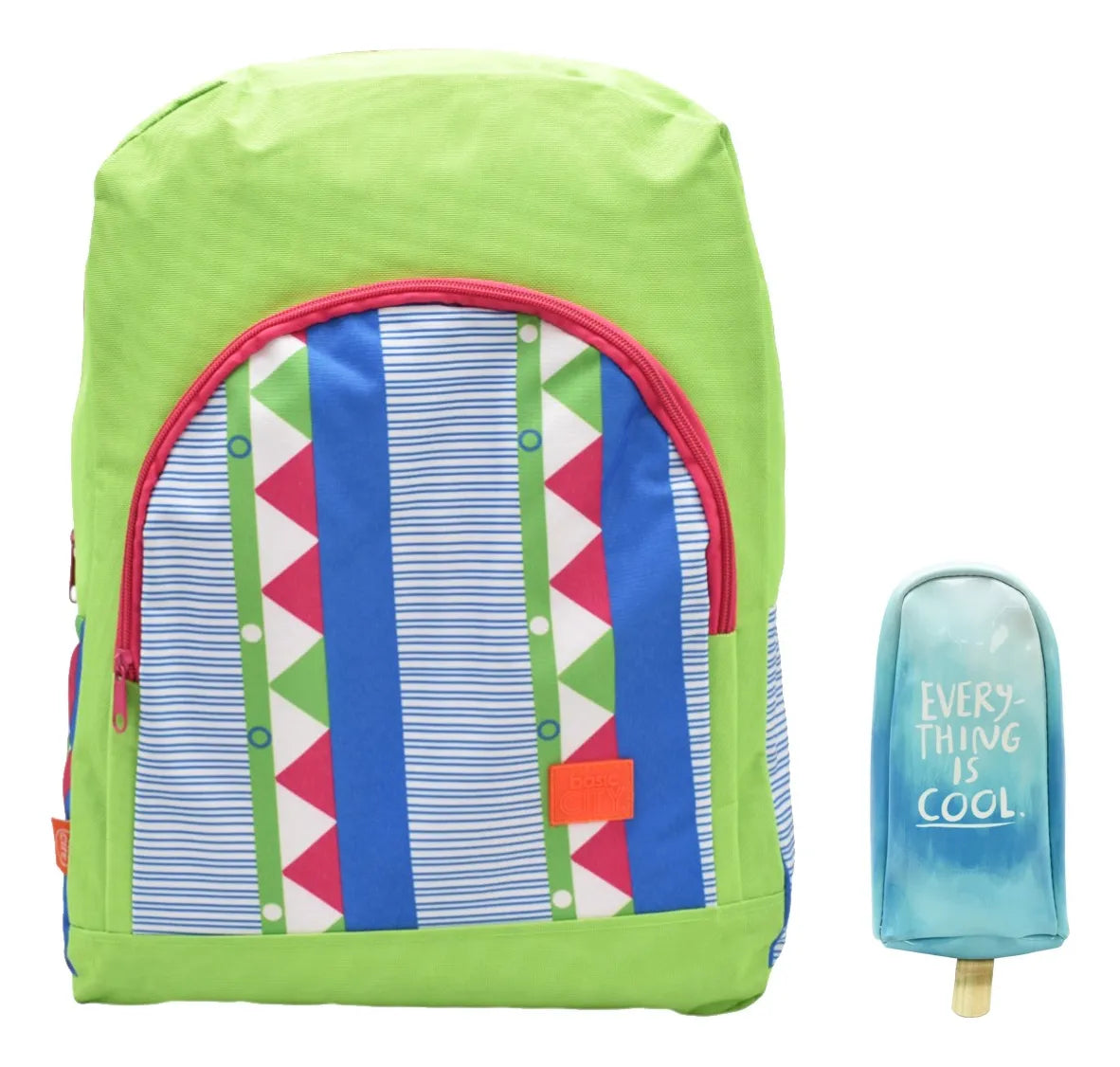 Mochila Y Lapicera Formas - Vista frontal