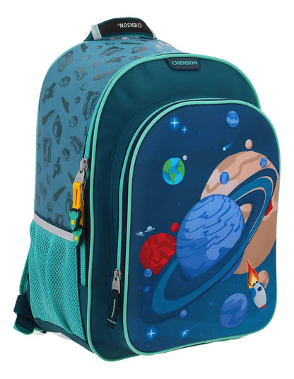 Mochila Y Lonchera Planetas Chenson - Vista trasera
