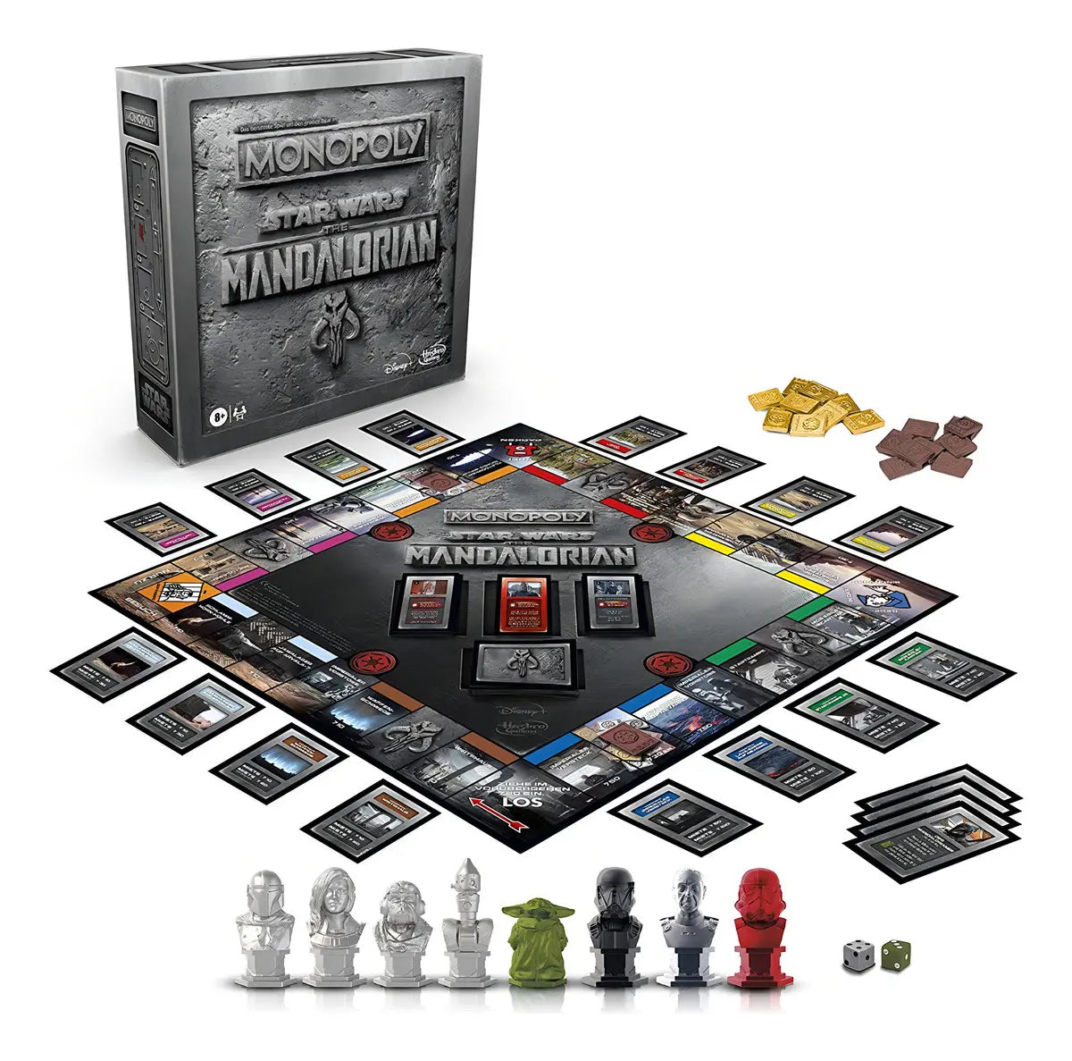 Monopoly Star Wars The Mandalorian En Ingles Hasbro - Vista lateral