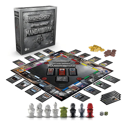 Monopoly Star Wars The Mandalorian En Ingles Hasbro - Vista lateral