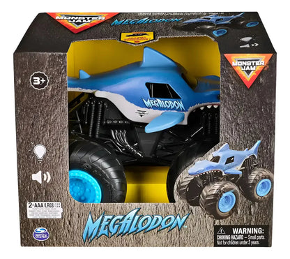 Monster Jam Megalodon Con Luz Y Sonido 1:24 Spin Master - Vista frontal