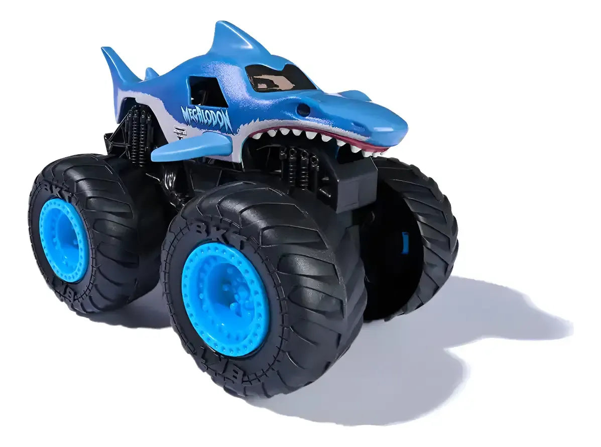 Monster Jam Megalodon Con Luz Y Sonido 1:24 Spin Master - Vista lateral