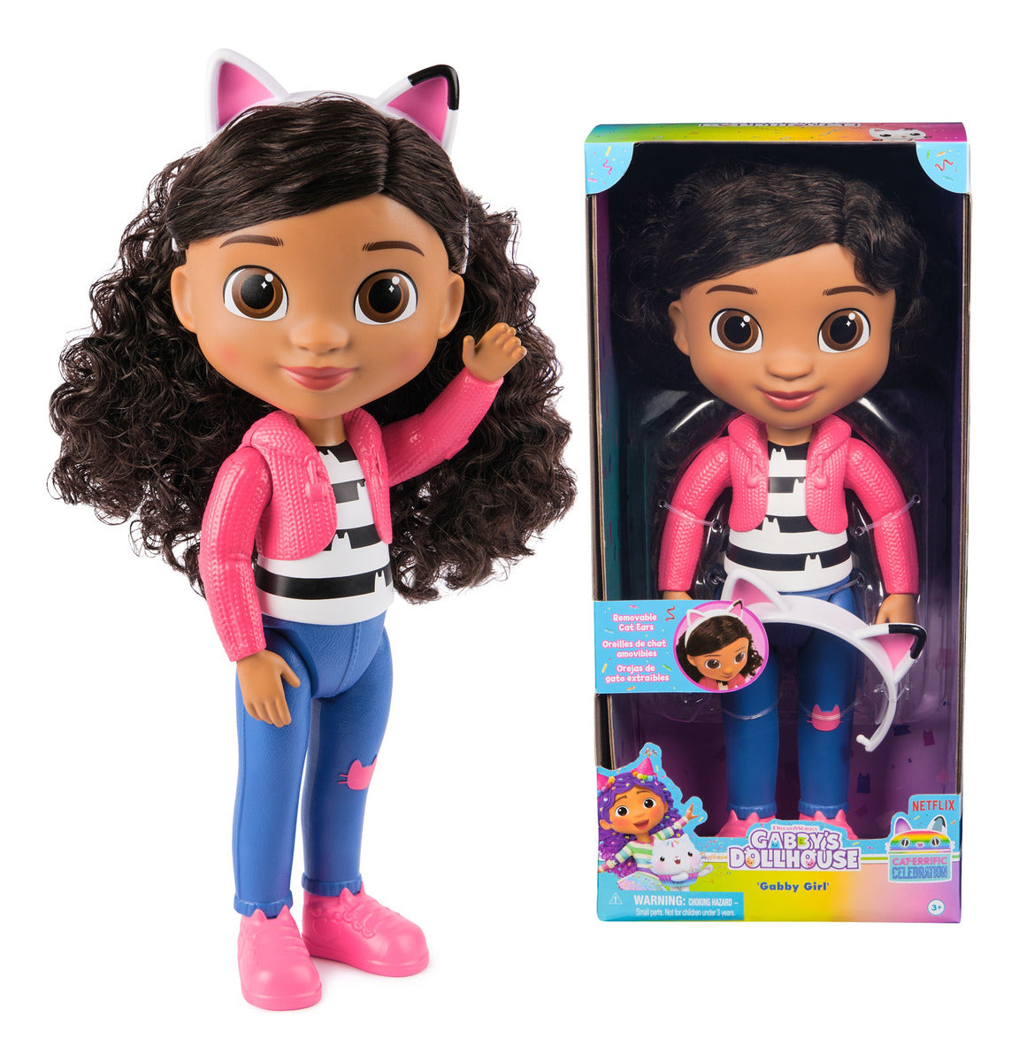 Muñeca Con Diadema De Orejas De Gatito Gabby's Dollhouse - Vista frontal