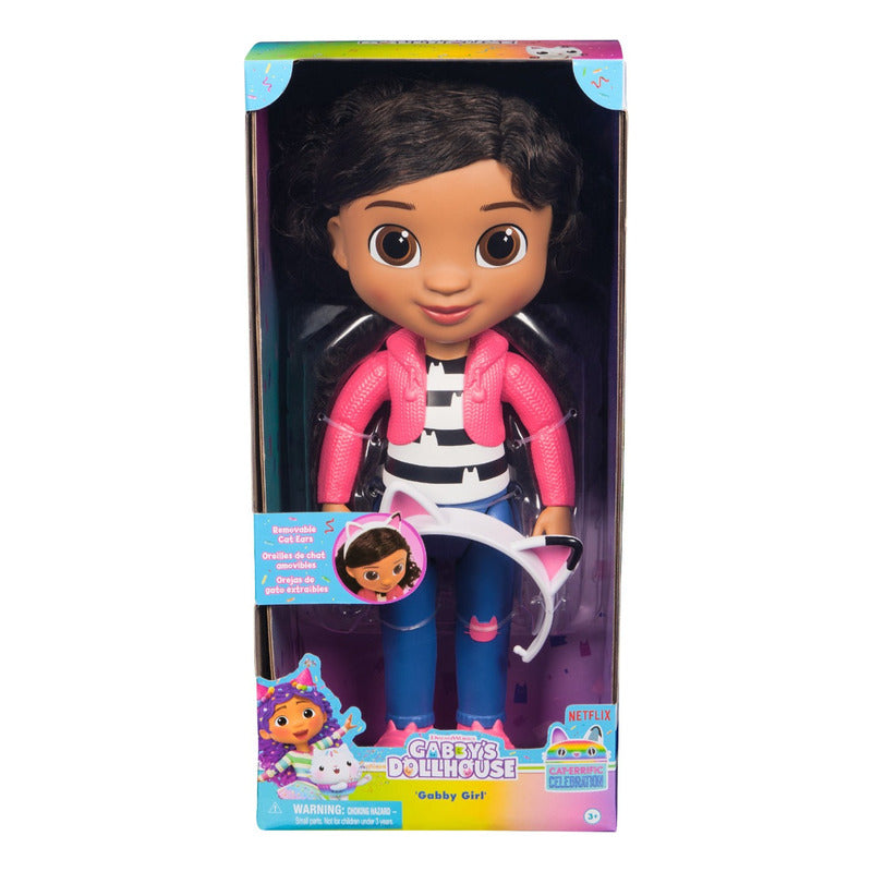 Muñeca Con Diadema De Orejas De Gatito Gabby's Dollhouse - Vista trasera