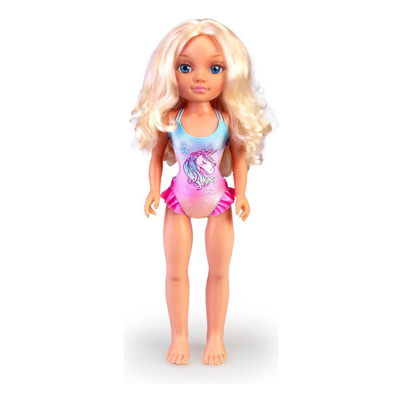 Nancy Un Dia Con Toalla Magica Muñeca 43cm Famosa - Vista lateral
