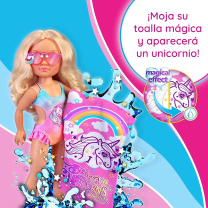 Nancy Un Dia Con Toalla Magica Muñeca 43cm Famosa - Vista trasera
