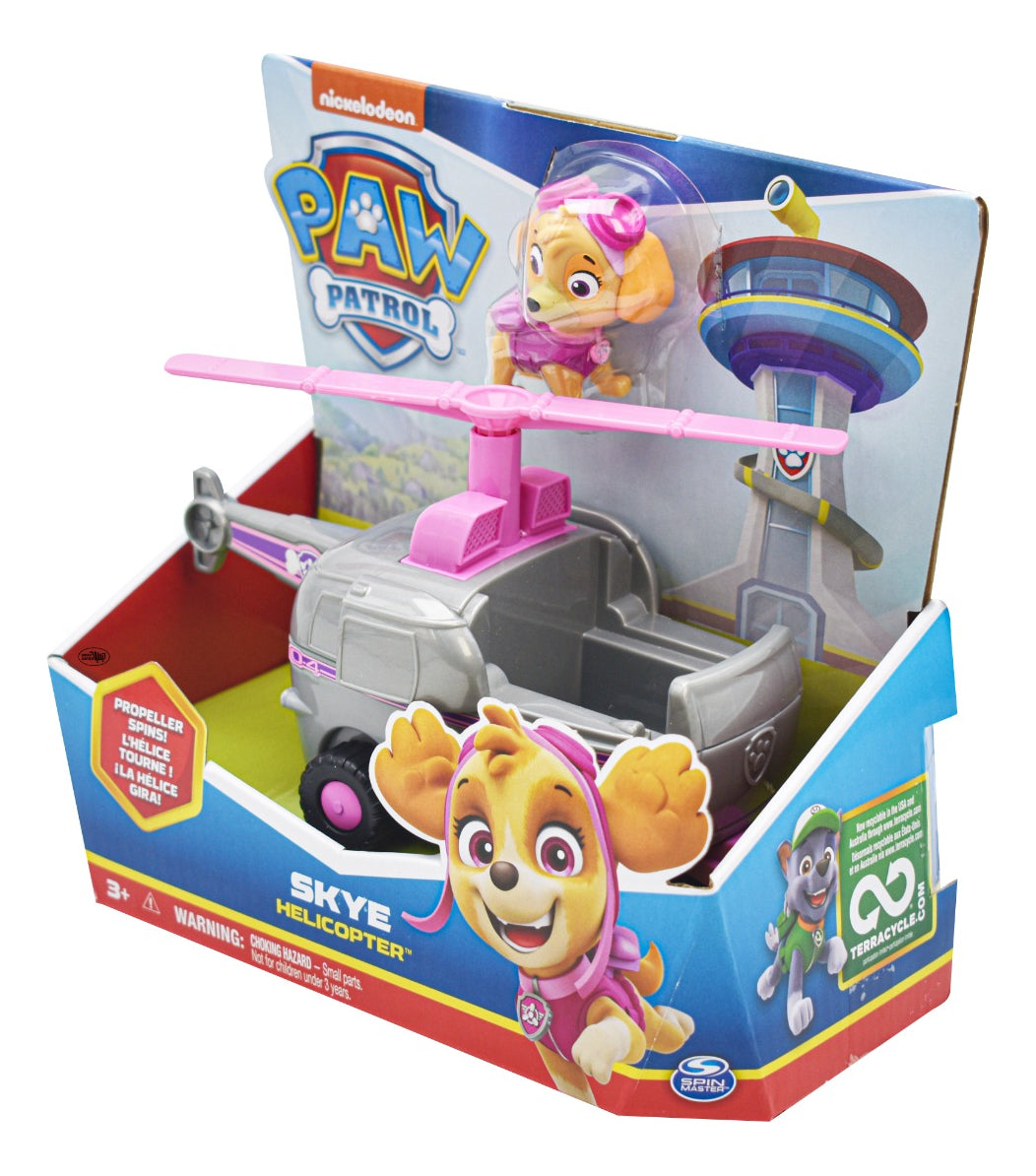 Paw Patrol Skye Helicoptero Spin Master Rosa, Gris - Vista lateral