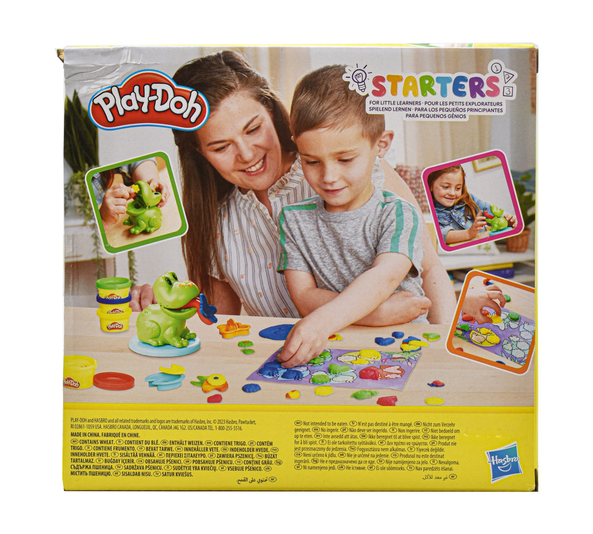 Play Doh Creaciones Con La Rana Y Los Colores 113g Hasbro Cf - Detalle cierre