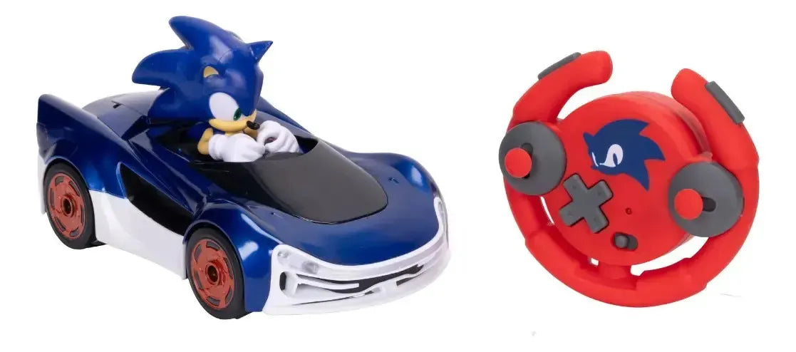 Sonic The Hedgehog Speed Star Lightning Radio Control Jakks - Vista lateral