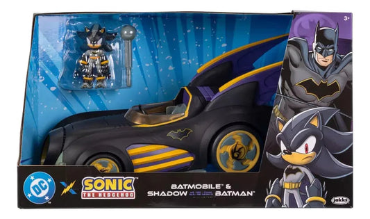 Sonic X Dc Shadow Como Batman Y Batimovil Jakks Pacific - Vista frontal
