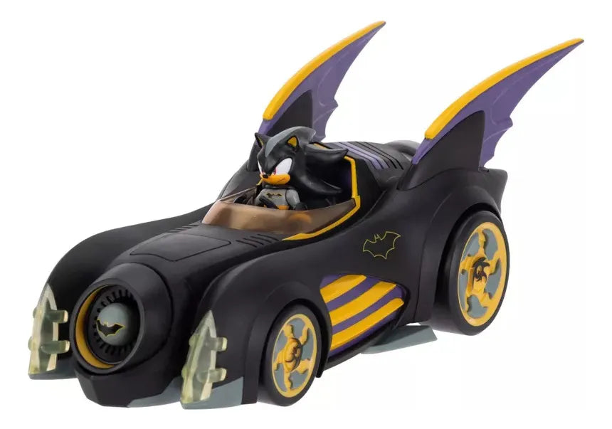 Sonic X Dc Shadow Como Batman Y Batimovil Jakks Pacific - Vista lateral