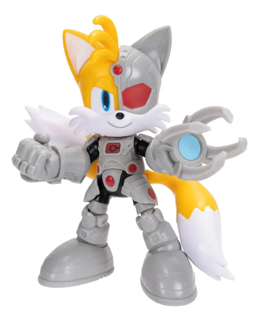 Sonic X Dc Tails Como Cyborg Figura 12cm Jakks Pacific - Vista lateral