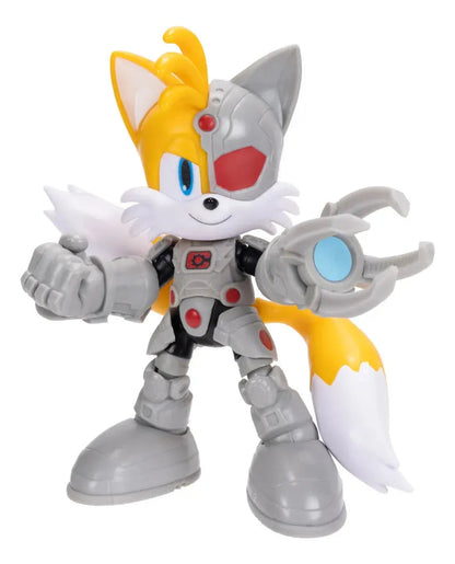 Sonic X Dc Tails Como Cyborg Figura 12cm Jakks Pacific - Vista lateral
