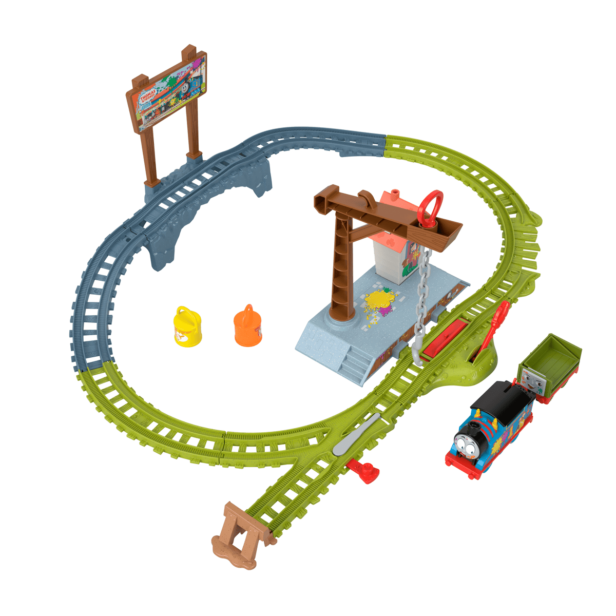 Thomas & Friends Pista De Juguete De Pintura Multicolor — foto del fabricante