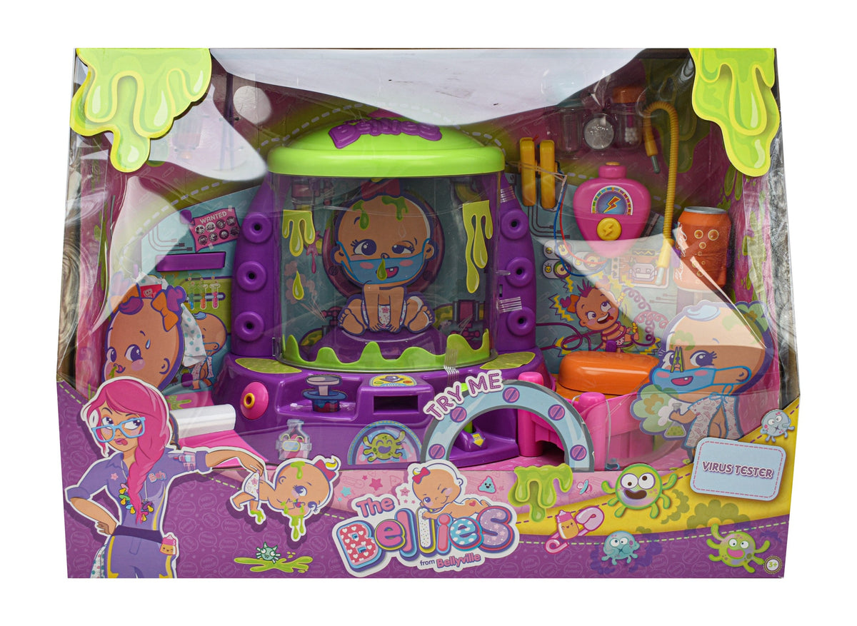 The Bellies Virus Tester Playset Con Luz Y Sonidos Famosa Cf - Vista frontal